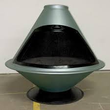 Vintage Ufo Metal Cone Fireplace