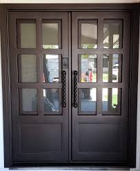 Wrought Iron Double Entry Doors