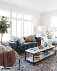 navy leather sofa living room ideas off
