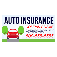 They offer excellent rates, a wide variety of coverage options to the best thing about getting a car insurance policy from this company is the erie rate lock feature. Customize An Auto Insurance Banner To Promote Your Business Printastic Com