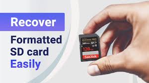 how to recover formatted sd card 2024
