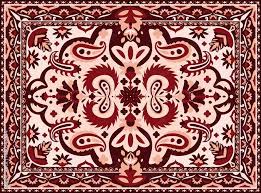 vetor de arabesque carpet indian and