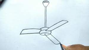 ceiling fan drawing how to easy draw