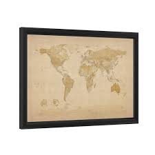Trademark Fine Art Antique World Map