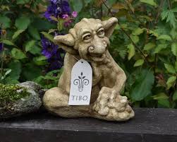 Troll Moke Handmade Cast Stone Statue