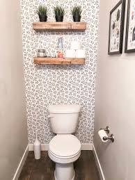 Easily Transform A Small Bathroom With Removable Wallpaper