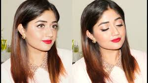 simple party makeup at home in hindi