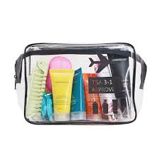 clear pvc travel kit cosmetic makeup