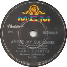 Image result for among my souvenirs connie francis 45