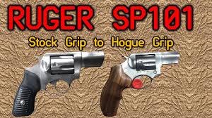 sp101 grip change stock to hogue grip