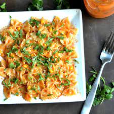 Hot Or Cold Roasted Red Pepper Farfalle Salad Recipe Yummly Recipe  gambar png