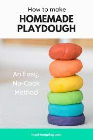 no cook play dough recipe inspire my play