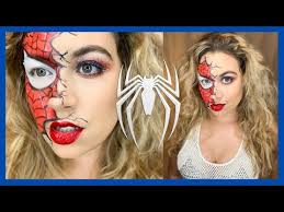 how to spiderman makeup for halloween