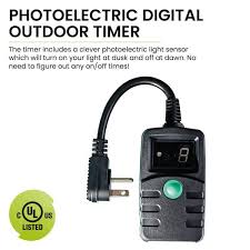 Digital Outdoor Timer Black Gg 36003