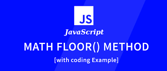 javascript math floor method with