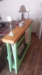 Rustic Sofa Table Wood Console Accent