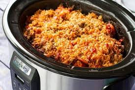 shipwreck cerole in the slow cooker