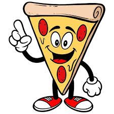 cartoon pizza slice vector images