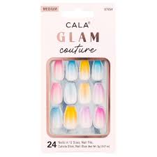 set of press on tips cala ombre nails