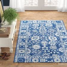 I like the color scheme, white with blue and green and some wood. Farmhouse Country Area Rugs Birch Lane