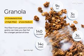 granola nutrition facts calories