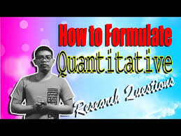 In tagalog could then follow. Research Tagalog How To Formulate Quantitative Research Questions Youtube