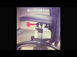 office prank air horn chair you