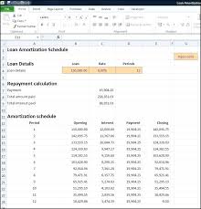 Loan Amortization Schedule V Weekly Calculator Excel Free