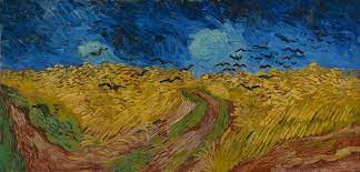 Vincent Van Gogh Wheatfield With