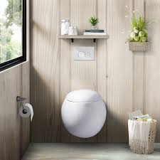 Plaisir Wall Hung Toilet Bowl White