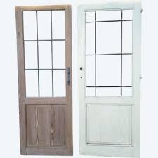 Two Glazed Doors Pitchpin Xixth Metal