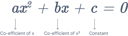 Quadratic Equations In Standard Form