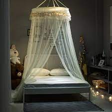 princess hanging round lace canopy bed