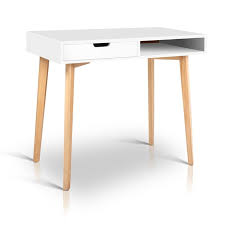 Use this adorable wooden desk organiser to clean up your space! Buy Artiss Wood Computer Desk With Drawers White Grays Australia