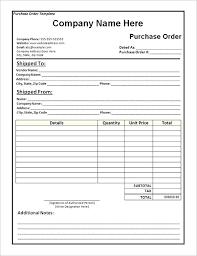 Format In Word Free Download Template Blank Purchase Order