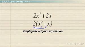 writing equivalent expressions
