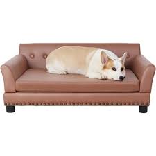 Pet Sofa Chair Bed Pu Leather Indoor