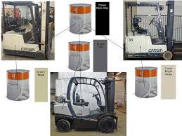 Picking The Right Color Gallon Of Paint For Your Forklift