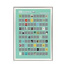 decoration home scratch off poster 100