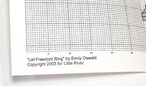 Let Freedom Ring Little River Cross Stitch Pattern 112 Emily Oswald Patriotic Counted Cross Stitch Americana Needleart Itsyourcountry