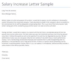 Salary Increment Request Letter 874 Cover Letter Format