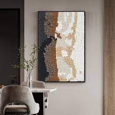 Leather Wall Decor Painting Art