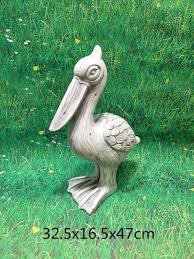 47cm Standing Pelican Ornament Outdoor