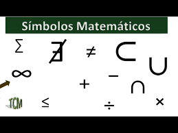 simbolos matematicos you