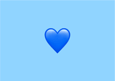 what-does-a-blue-heart-mean