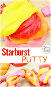 starburst slime edible silly putty