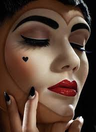 crazy halloween makeup queen of hearts