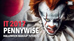 pennywise halloween makeup tutorial