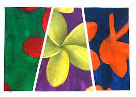 Flowers In Complementary Colors Arte