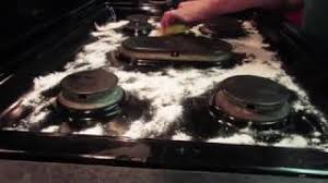 how to clean a black stove top in just